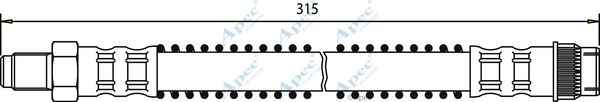 APEC BRAKING Pidurivoolik HOS3394